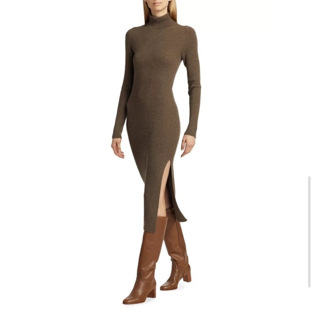NWT Reformation Robin Cashmere Sweater Dress Dachshund Size Large